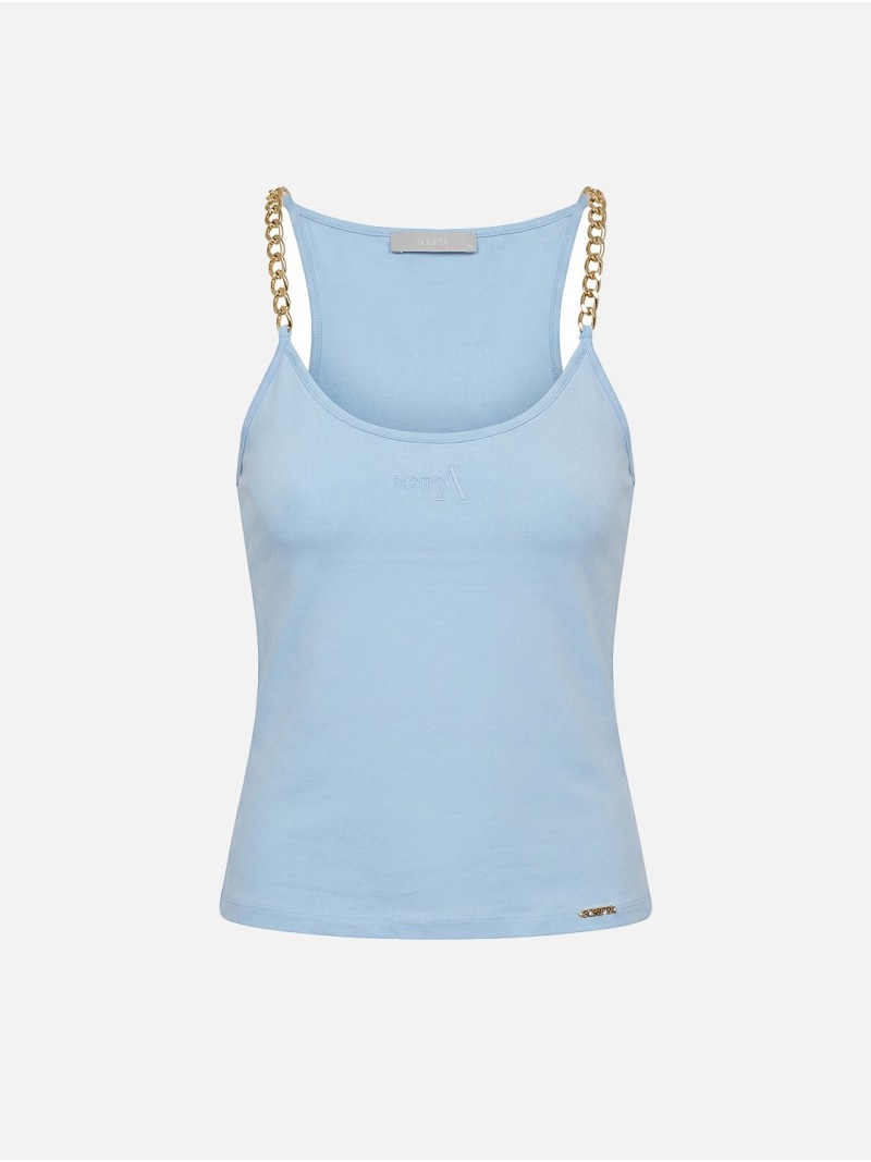 Top with chain strap and SCRIPTA logo