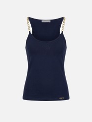 Top with chain strap and SCRIPTA logo