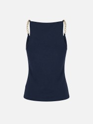 Top with chain strap and SCRIPTA logo