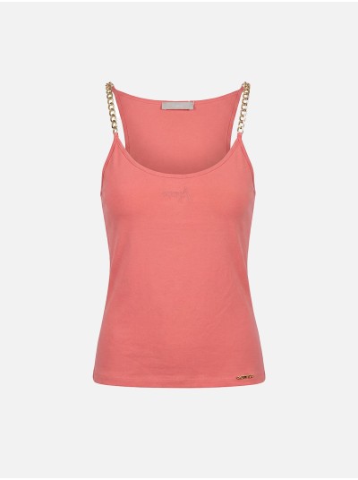 Top with chain strap and SCRIPTA logo