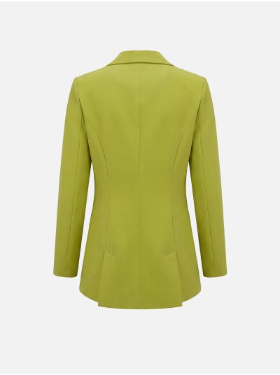 Blazer with patch pockets