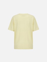 Cotton T-shirt with V-neck and SCRIPTA logo