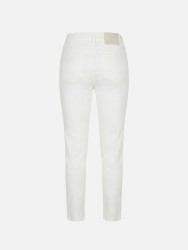 Skinny Denim trousers with metallic accessory