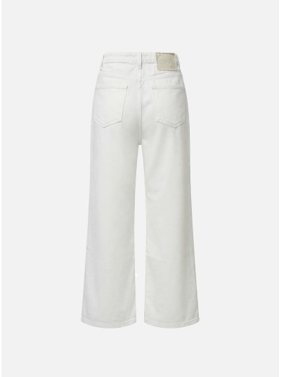 Jeans with chain and stone effect