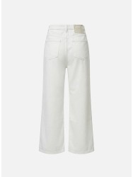 Calça de ganga com corrente efeito pedras
