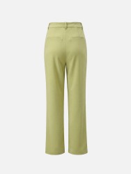 Plain straight-cut trousers
