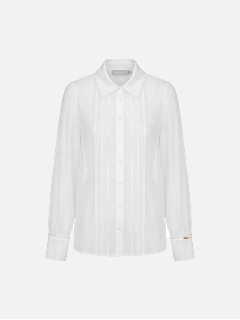 Blouse with bead detail