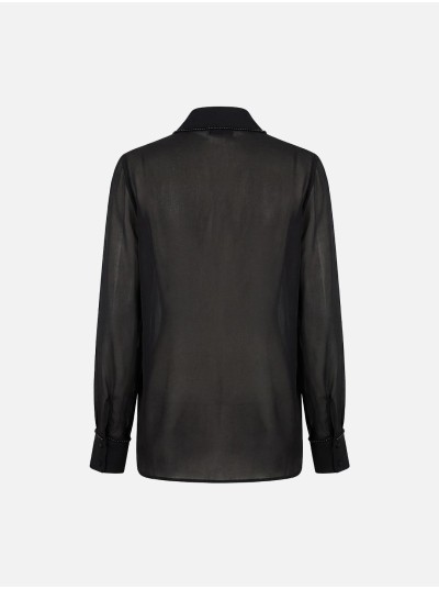 Blusa com pormenor de missangas