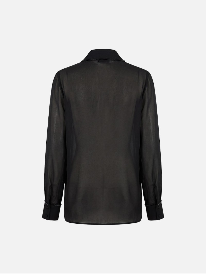 Blouse with bead detail