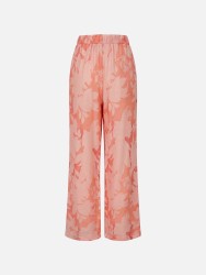 Calça estampada fluída