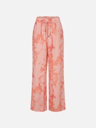 Calça estampada fluída