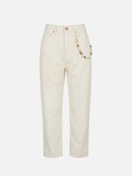 Calça de ganga corte reto