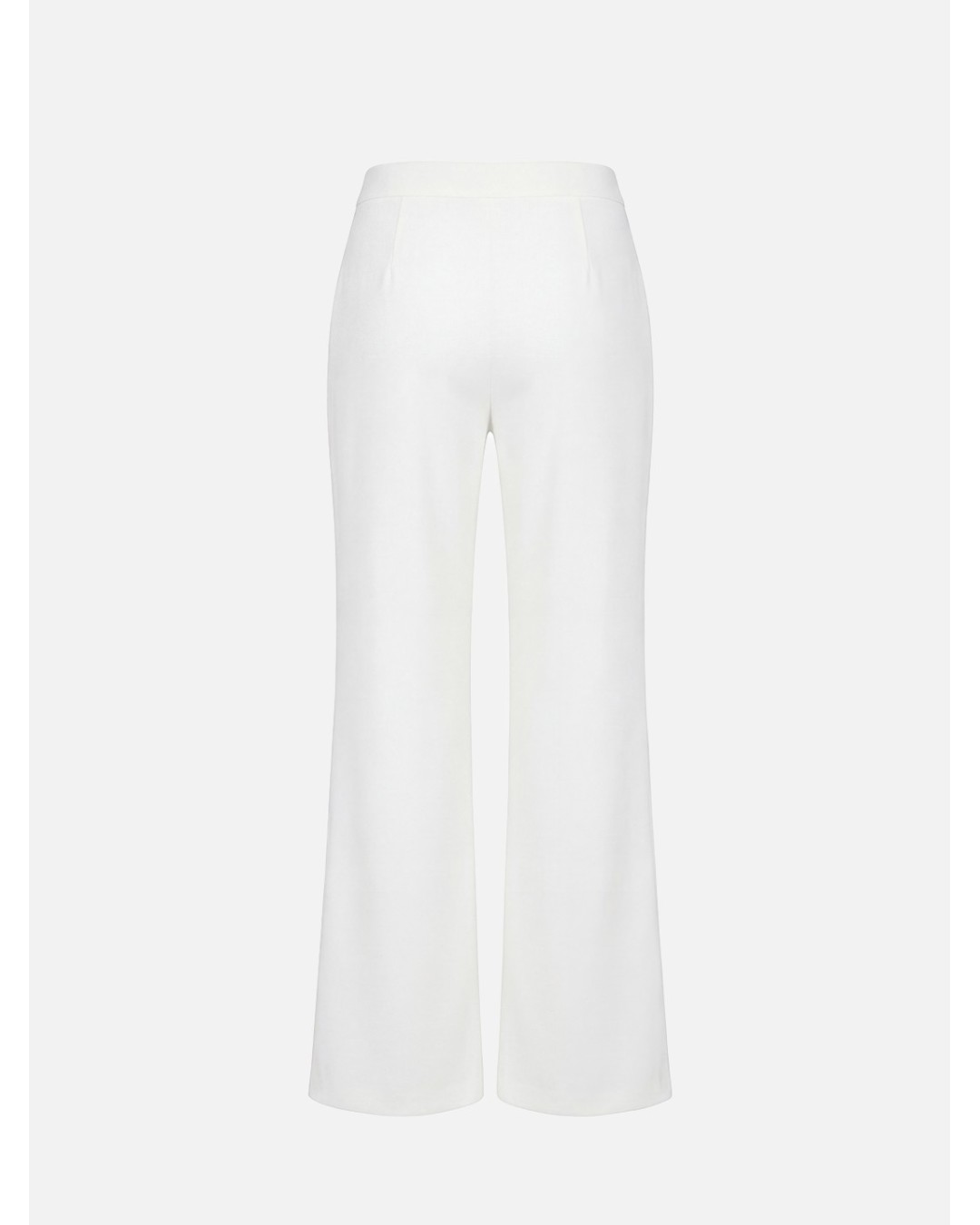 Plain flared trousers