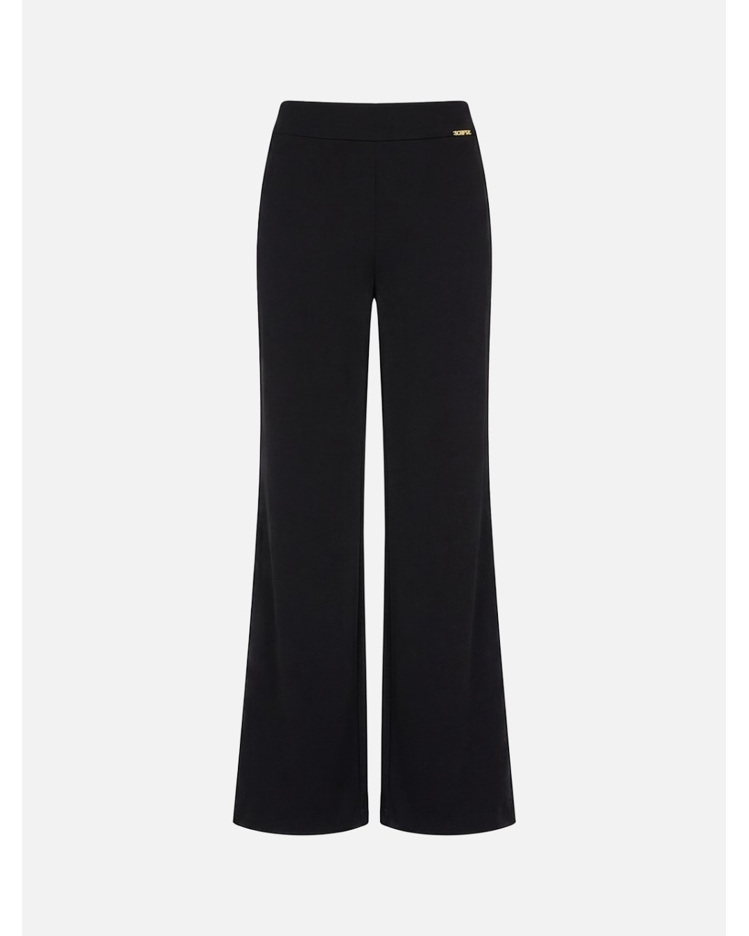 Plain flared trousers