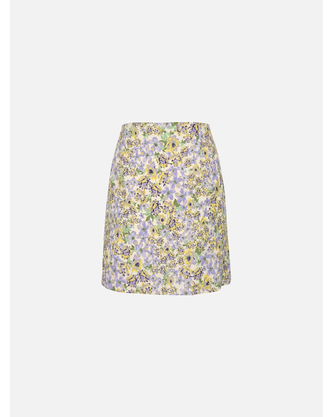 Short printed skirt