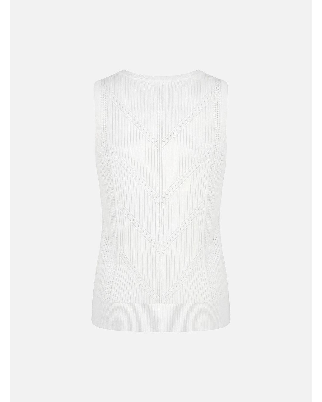 Perforated knitted top