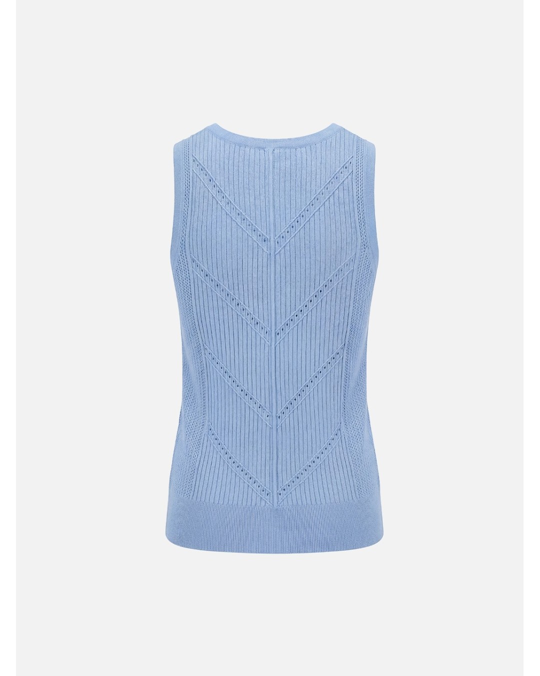 Perforated knitted top