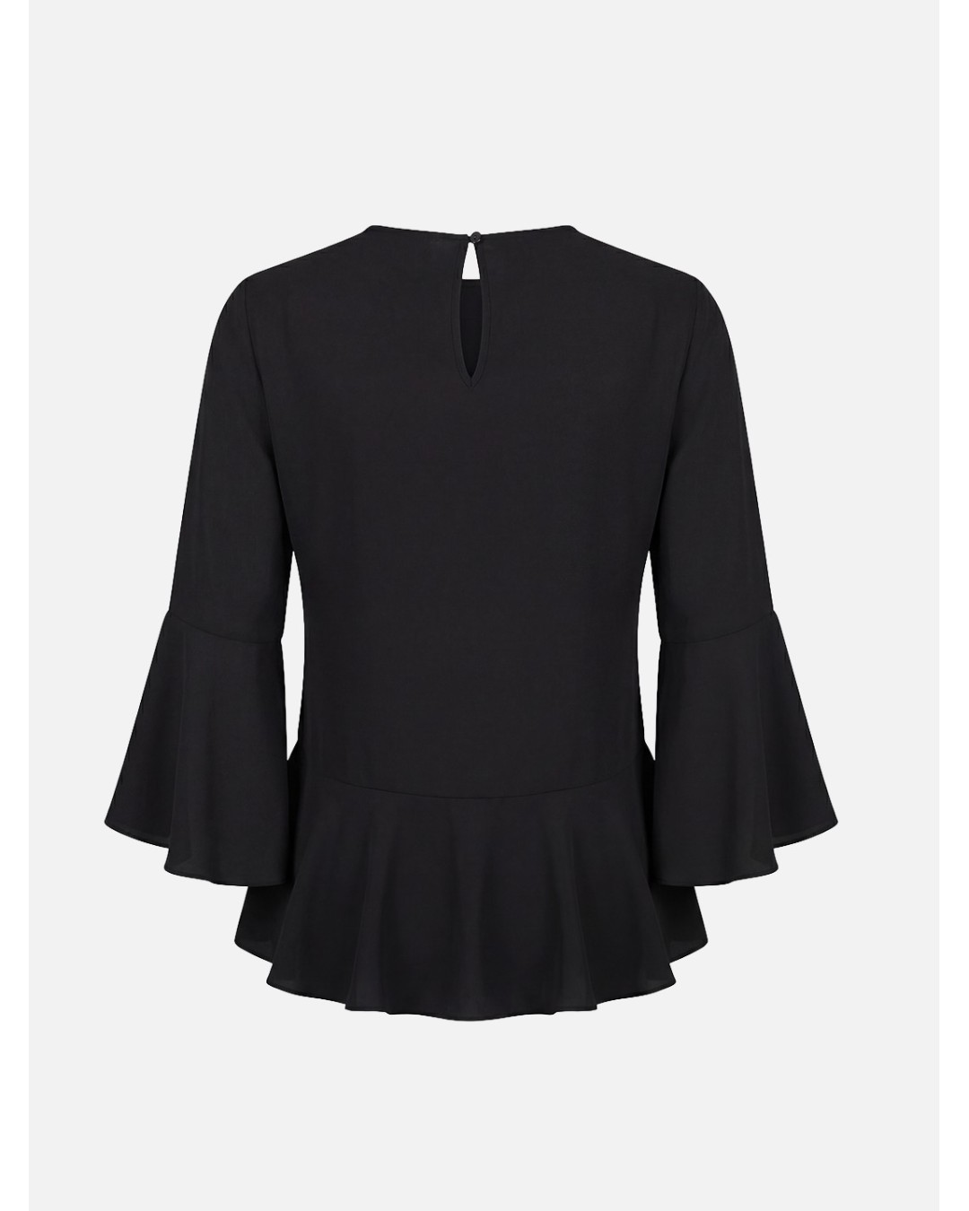 Flowing blouse with ruffles