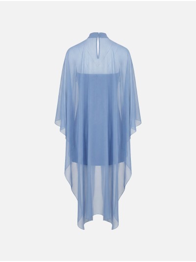 Short dress with cape