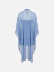 Short dress with cape