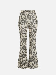 Calça boca de sino de lantejoulas