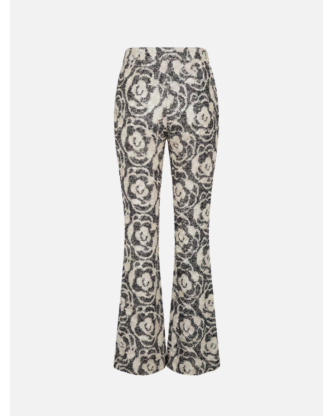 Calça boca de sino de lantejoulas