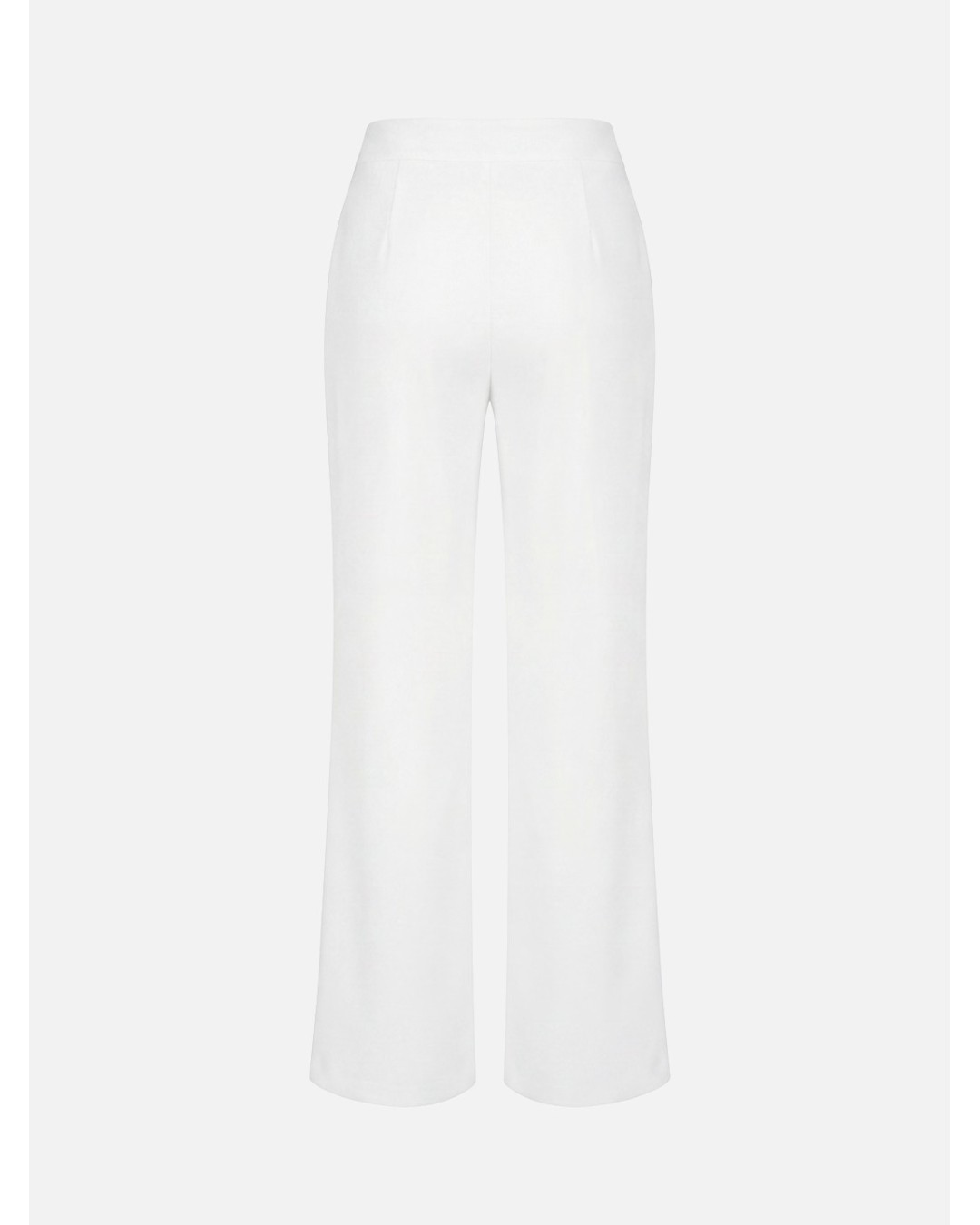 Calça fluída com vinca costurada
