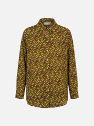 Fluid printed blouse