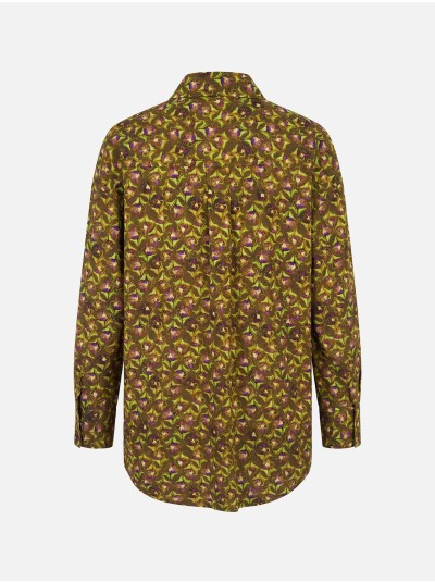 Blusa fluída estampada