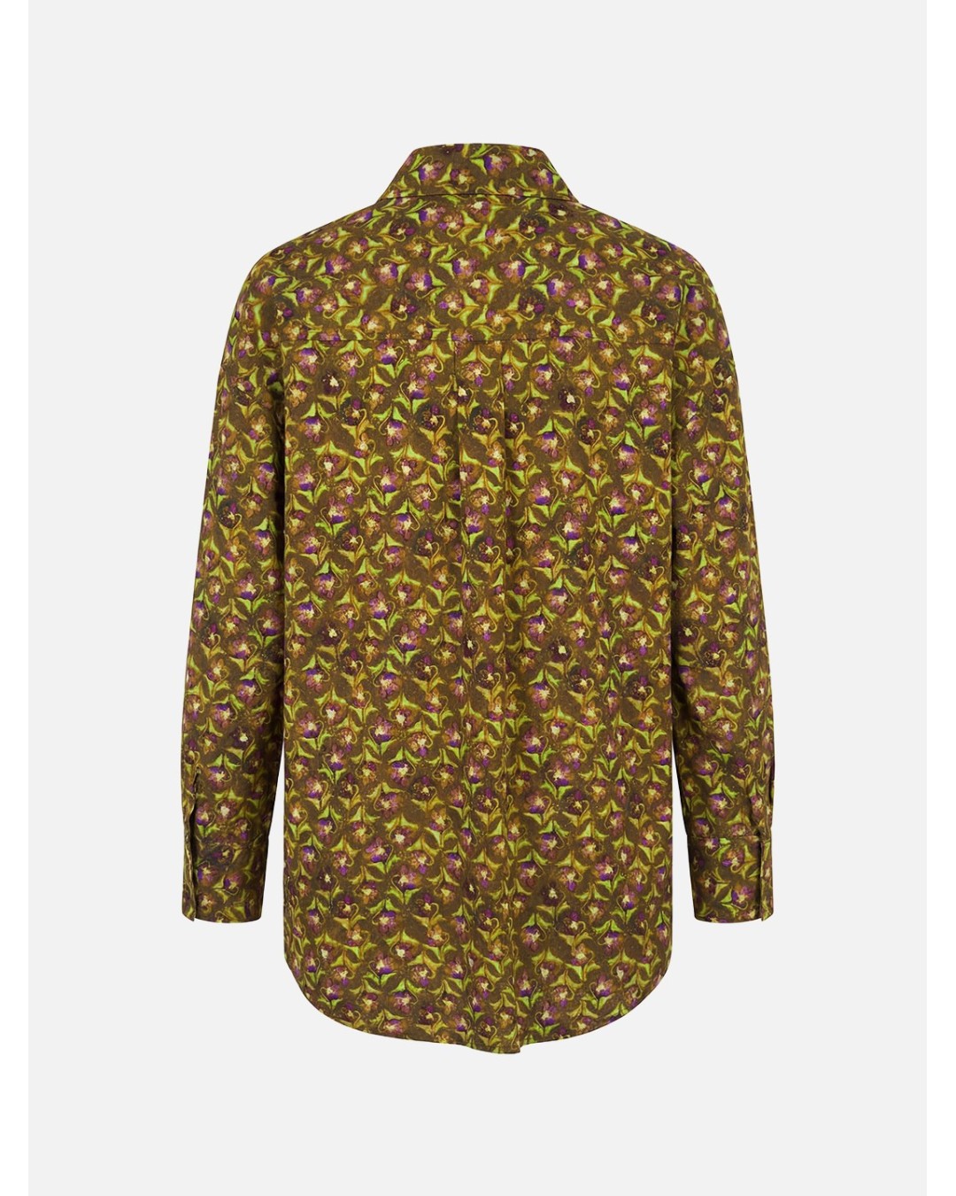 Blusa fluída estampada
