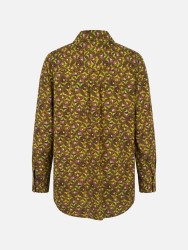 Fluid printed blouse