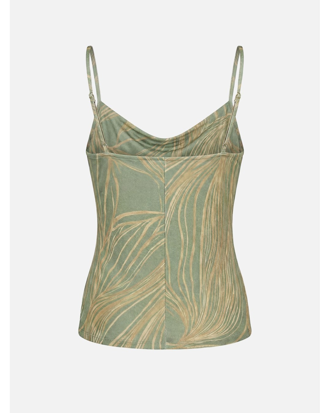 Printed knit top