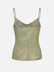 Printed knit top