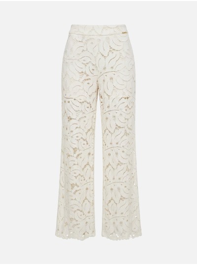 Fluid lace trousers