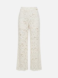 Fluid lace trousers
