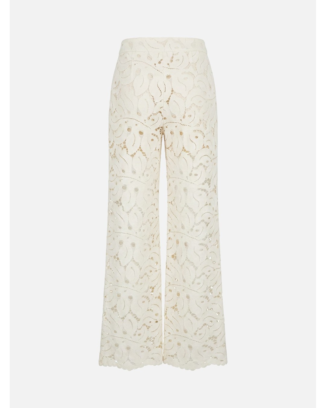 Fluid lace trousers