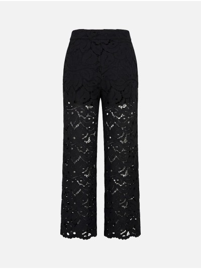 Fluid lace trousers