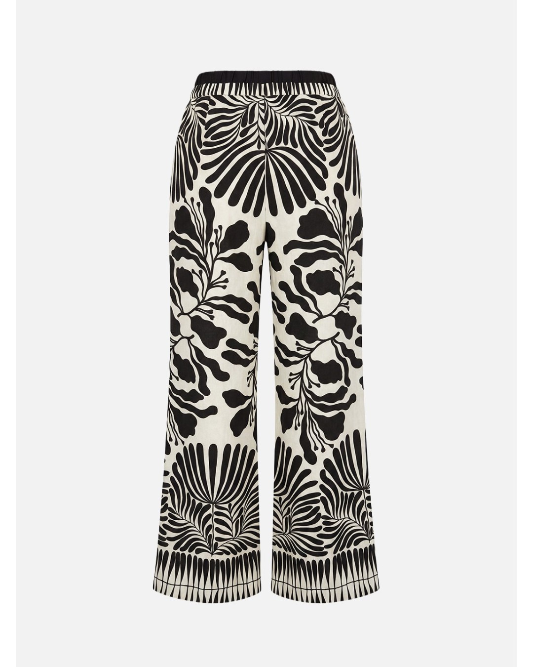 Calça fluída estampada