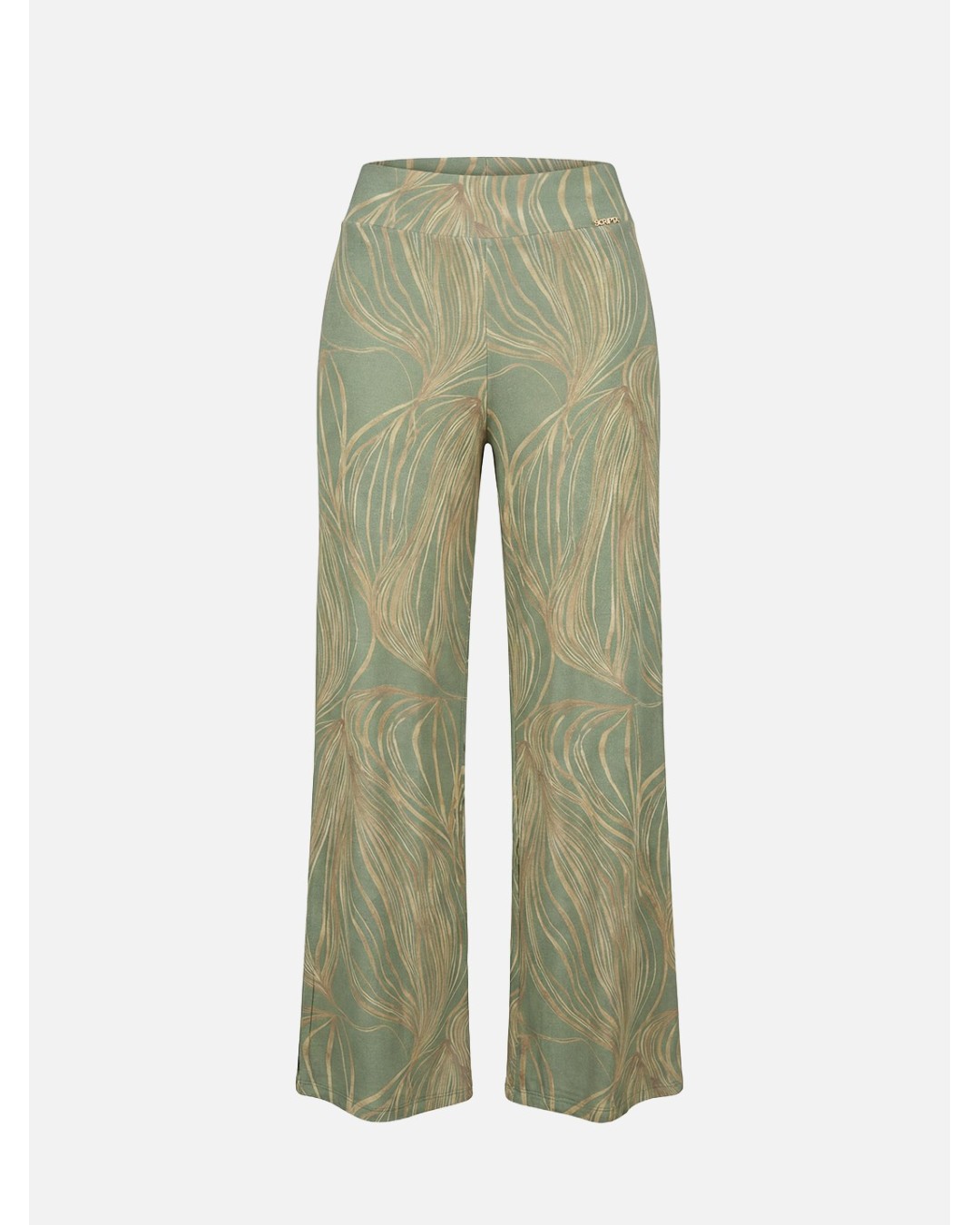 Fluid knit trousers
