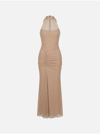 Dress with ruched detail