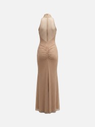 Dress with ruched detail