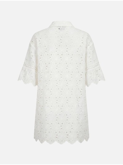 Short lace dress with 3/4 sleeves
