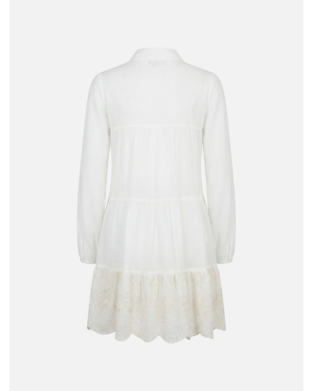Short dress with embroidered detail