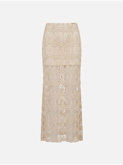 Long lace skirt