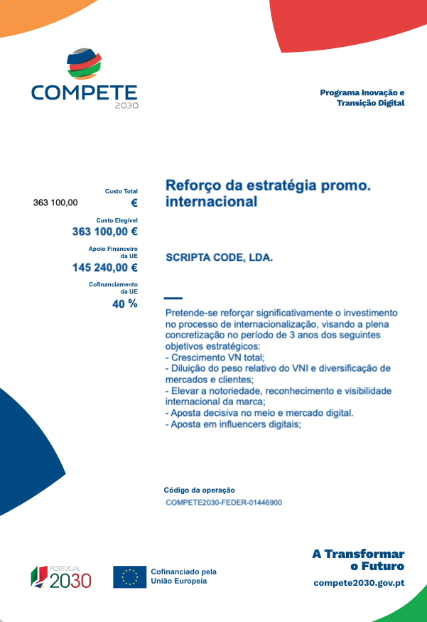 Ficha de Operação SCRIPTA Internacionalização